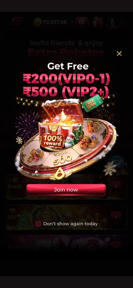 IE777 Game login page on mobile app